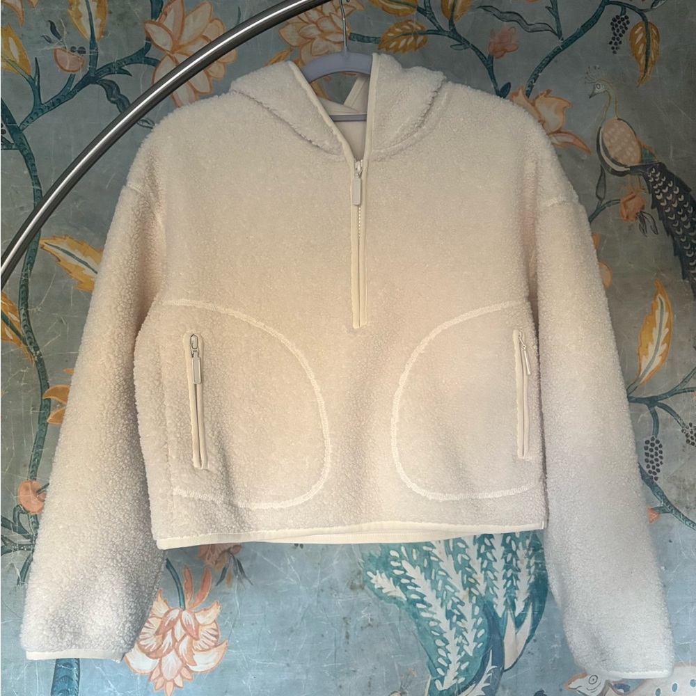 NWOT Uniqlo Cream Women's Half-Zip Sweater